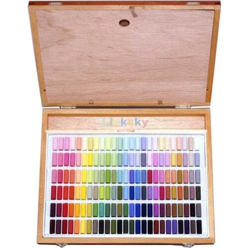Holbein Artists Soft Pastels 150 Colors Set S959 Wooden Box,vivid Pastel Colors,Superb Gift Idea for Birthdays, Graduations