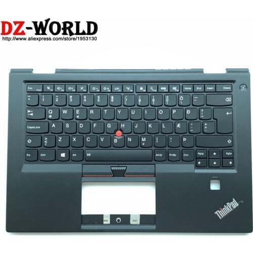 New C Cover Palmrest Upper Case With IS Iceland Backlit Keyboard for Lenovo Thinkpad X1 Carbon 4th Gen 4 Laptop 01AV218 01AV179
