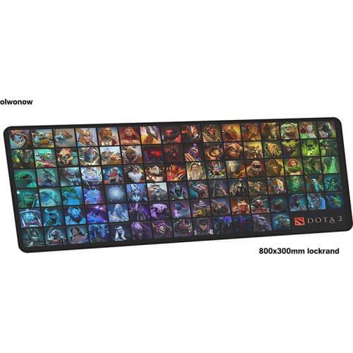 Olwonow 2019 New Simple Design Speed DOTA 2 Game MousePads Computer Gaming Mouse Pad Gamer Play Mats Version Mousepad