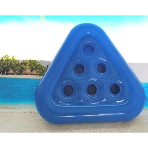 Triangle Air Mattresses for Cup Inflatable Drinks Cup Holder Pool Floats Bar Coasters Floatation Devices Cute Toy Drink Holder