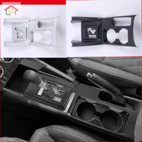 ABS Car Inner Gear Box panel Central Water Cup holder Decorative trim Car-Styling Accessories For Mitsubishi ASX LHD 2019 2020