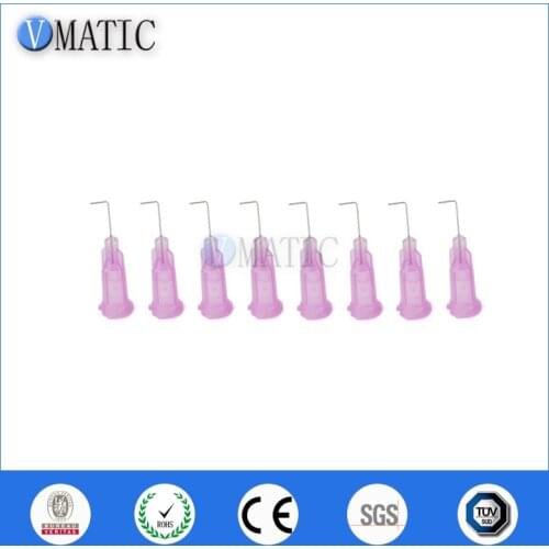 High Quality 90 Degree Bent Dispensing Needle Tips Glue Sealants 30G Needle Blunt Tips Glue Adhesive Dispenser Needles x 100pcs