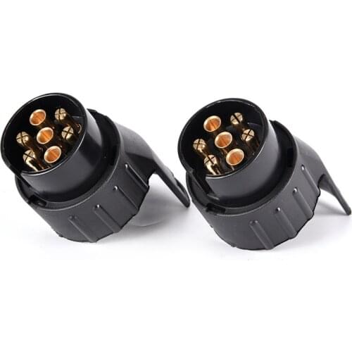 1Pc 12V DC 13 Pin To 7 Pin Plug Adapter Car Trailer Truck Caravan Towbar Socket Converter