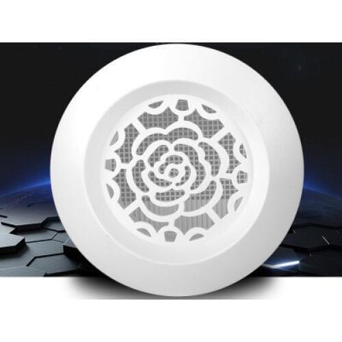 1PCS 75-200 mm Mounting Dia Adjustable Disc Type Round Air Vent Outlet Ventilation Grill Cover Flange