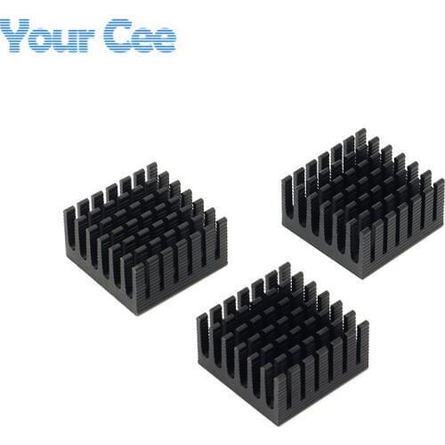 5 pcs 28*28*15mm Heatsink Cooling Fin Aluminum Heat Sink Radiator Cooler for Graphic Black 28X28X15mm