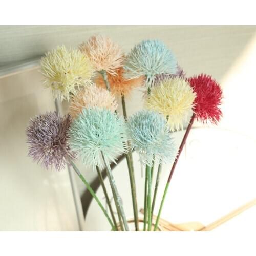 5PCS Small Dandelion Bouquet Plant Wall Simulation Flowers Supplies For Party Wedding Home Decor Artificial Flower