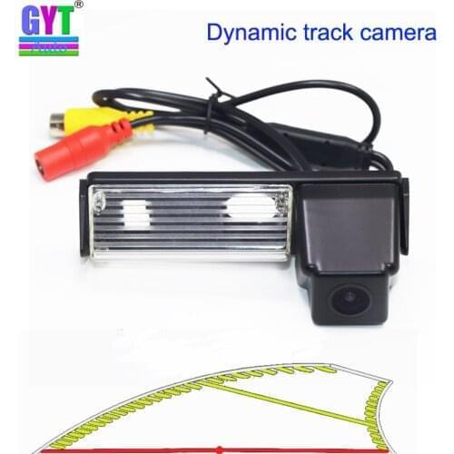 Dynamic Trajectory Track car Rear view Reverse camera For Mitsubishi Attrage Mirage G4 Grandis Montero Nativa Pajero Grandis MPV