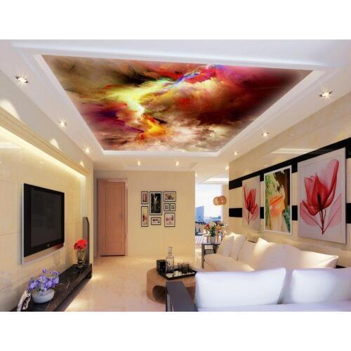 Classic painting wallpaper Colorful paintings cloud wall mural photo wallpaper Home Decoration