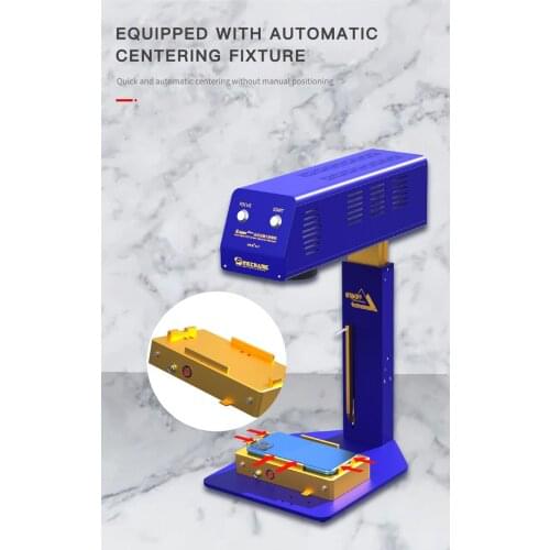 Mechanic Fully Auto Focus Laser Machine Mobile Phone Back Glass Remover Positioning Marking DIY Sign Engraving Phone Repair Tool