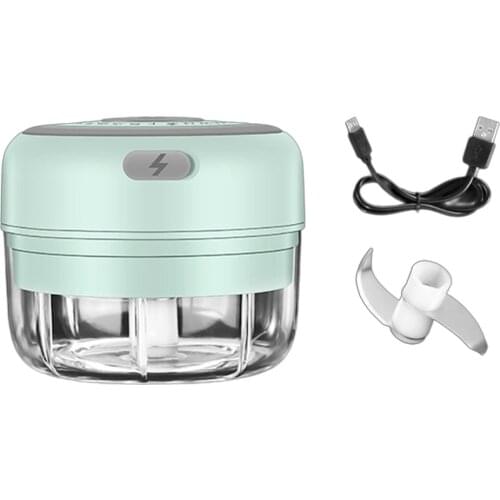Mini USB Electric Garlic Masher Wireless Garlic Grinder Press Mincer Vegetable Chili Meat Grinder Food Chopper Kitchen Tools