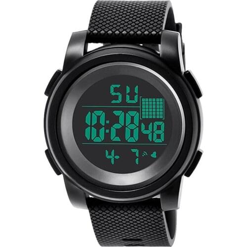 2021 New Fashion Simple Cool Punk KAK Fashion Sports Round Waterproof Luminous Date Stopwatch Digital Wrist Watch