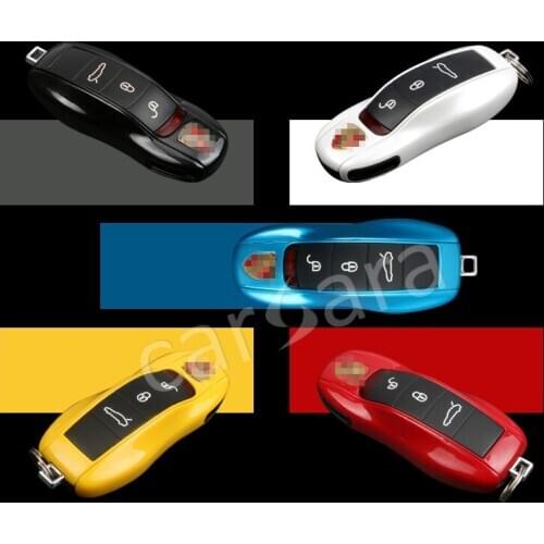 Original pearl powder tone key case Protective Shell for Porsche 5 optional color