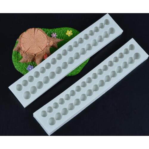 Food Grade Pearl Pattern Chocolate Molds Big Size Handmade Soap Mold Fondant Cake Decoration Silicone Molds