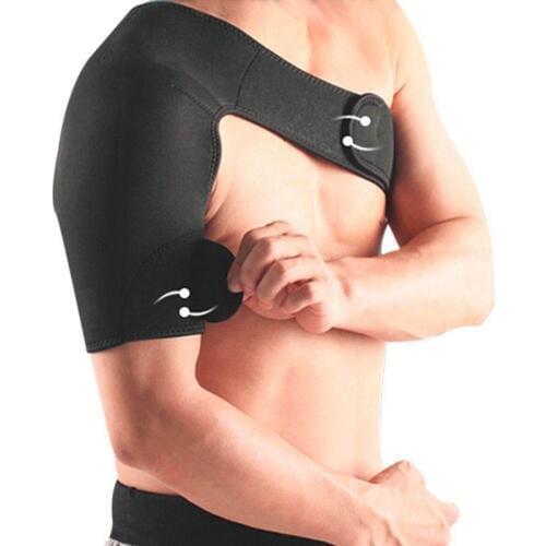 Shoulder Support Brace Back Guard Strap Wrap Belt Band Pads Single Shoulder Adjustable Breathable Sports Care Guard Protect supp