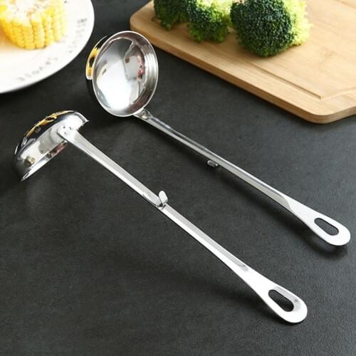 Stainless Steel Kitchen Ladle Creative Slotted Ladle Spoon Soup Ladle For Home cocina Baking Cookware Gadgets Spoon