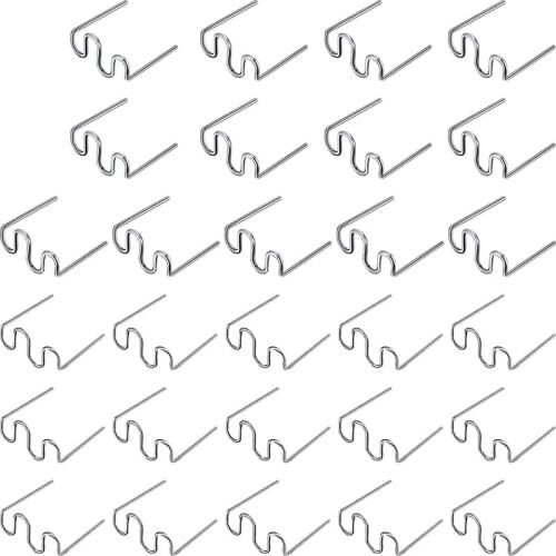 GTBL 1000Pcs Staples for Hot Stapler Plastic Repair Wave Staples Bumper Bodywork Repairs 0.8 0.6mm S Wave Staples