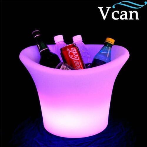 LED Light Up Illuminated Glowing Wine Holders ice bucket VC-I3627