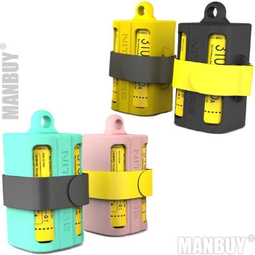 NITECORE NBM40 Multi-purpose Portable Battery Magazine Disposal STORAGE BOX 4x18650 Protective Cover Carrying Case Free Shipping