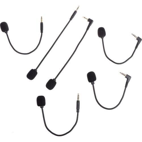 Omnidirectional Metal Microphone 3.5mm Jack Flexible Microphone Mini Audio Mic For Computer Laptop For Skype Chat