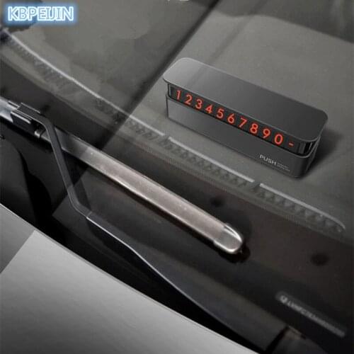 Upscale Drawer style Car Temporary Parking Card Aromatherapy 2 and 1 for Citroen c2 c4 c5 c4l c3 saxo xsara picasso accessories