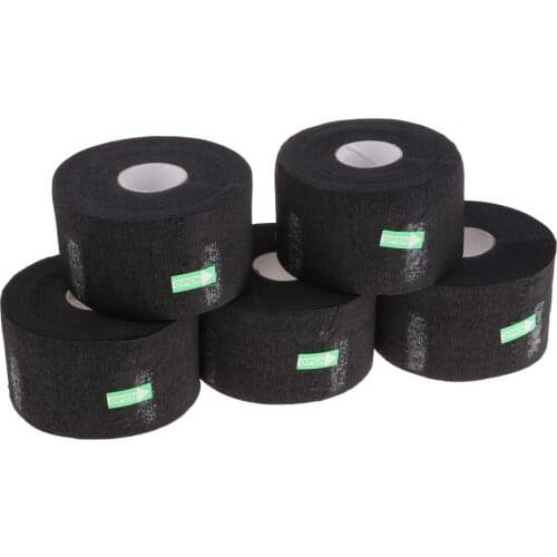 5 Rolls/Set Barber Salon Disposable Waterproof Elastic Neck Paper Rolls