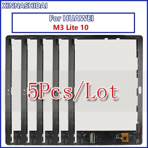 5pcs For Huawei Mediapad M3 Lite10 BAH-AL00 BAH-W09 BAH-L09 LCD Display Touch Screen Digitizer Assembly