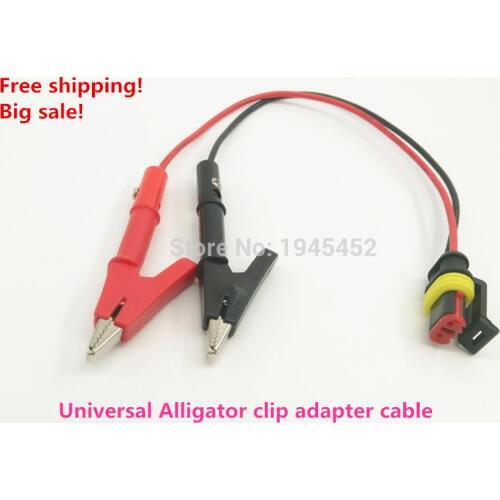Promotion is on! Good quality. Universal Alligator clip adapter connector, for common rail injector tester