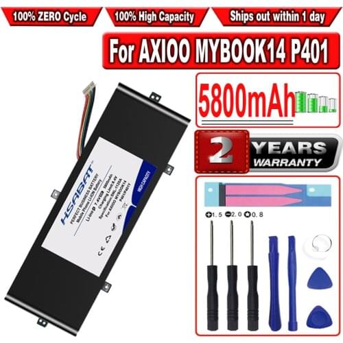 HSABAT 5800mAh 3585282P Laptop Battery for AXIOO MYBOOK 14 P401 P401Y Zeuslap x5 T156
