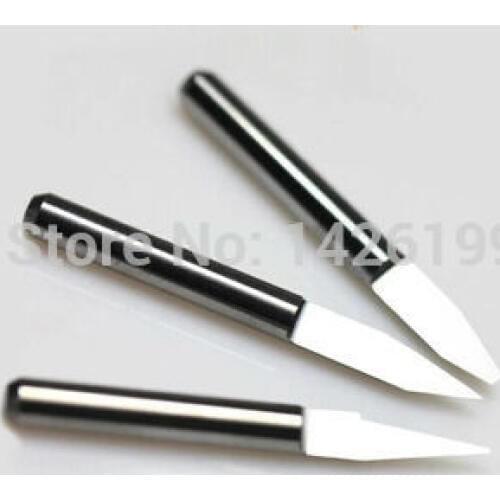 Free Shipping 10PCS 3.175mm 40 Degree 0.2MM End mill Carbide PCB CNC Engraving Bits ,Engrave Wood Acrylic PVC Metal tool