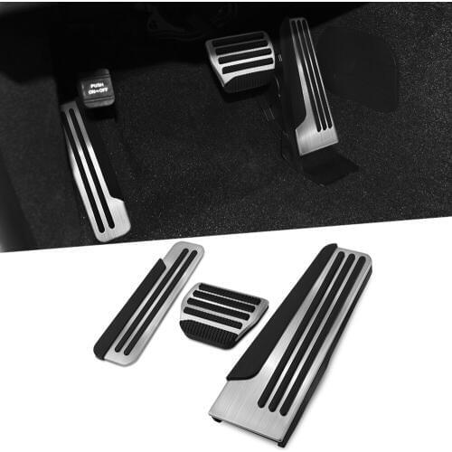 NO DRILL 2016-2018 Car Gas/Fuel Brake Foot Rest Pedal Pad Cover For Infiniti Q50 Q50L Q60 Q70 QX70 QX50 QX60