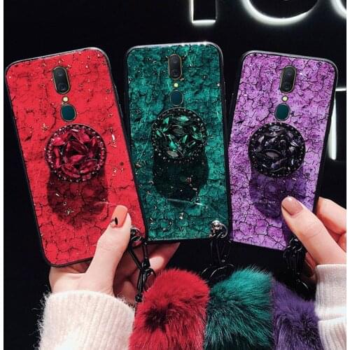 Bling Gold Foil Case for Vivo Y11 Y12 Y13 Y19 Y85 Y83 Y79 Y75 Y66 Y67 Y50 Y51 Y53 Y55 U3 Z5 X IQOO neo 3 S6 Z6 Ball Holder Case