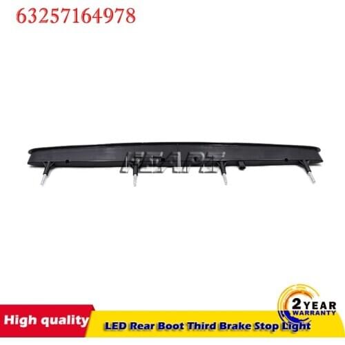 Black LED Rear Boot Third Brake Stop Light For 2007-2013 BMW 1 Series E82 E88 M Coupe 63257164978