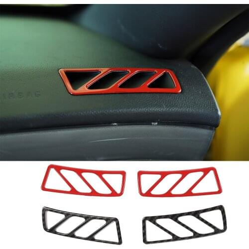 Interior ABS A-pillar Dashboard Air Vent Outlet Cover Decorative Trim Fit for Chevrolet Camaro 2010-2015 Car Accessories