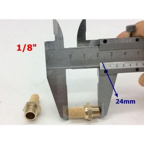 Pneumatic components BSL-01 Pneumatic fittings/Solenoid valve silencer Copper material SL-01 thread comection 01:1/8"