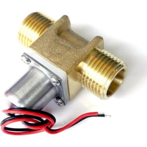 1/2"BSP Male Thread Single Way Water Inlet Electric Pulse Solenoid Valve DC 4.5V-6V 500mA Urinal Gardening Sanitary fittings