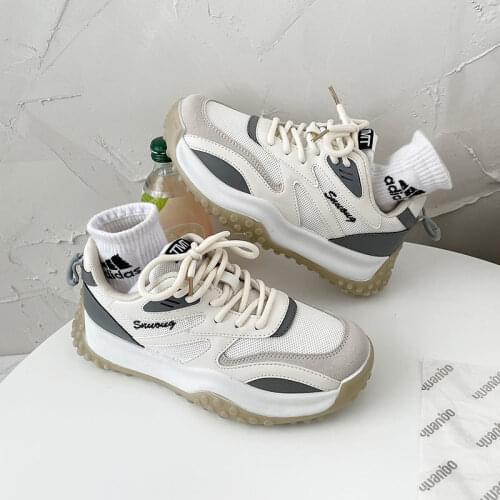 2021 New Autumn Sneakers Women Casual Sports Buffalo Shoes Korean Tennis Platform Flat Running Athletic Vulcanize Designer shoes