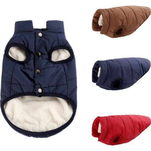 Dog Clothes for Small Large Dogs Cotton Jacket for French Bulldog Thicken Jacket for Pug Chihuahua Pet Coat Puppy Clothing 3XL