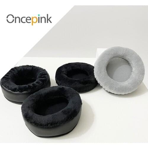 Oncepink Replacement EarPads For Tascam TH-2000 TH-02 TH-07 Headphone Thicken Velvet Ear Cushion Earphones Accessories