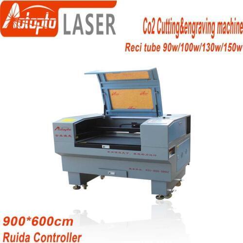 Reci tube Laser Engraver Cutting 6090/9060 100w Power Ruida 6442S Support Russian Language 110V/220V Co2 Laser Engraving Machine