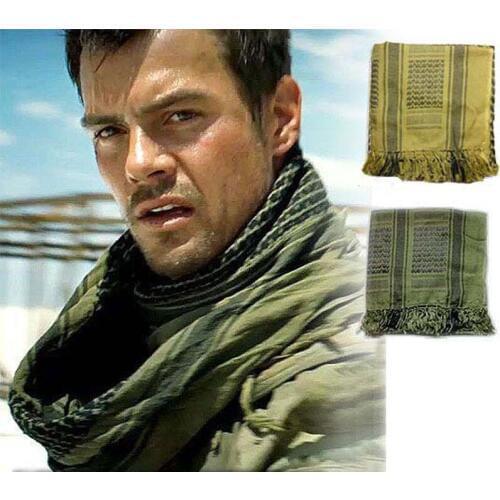 Shemagh Army Military head scarf plaid Keffiyeh Scarve Palestine Desert cotton Muslim Hijab Thicken Islamic Wrap bandana sq303
