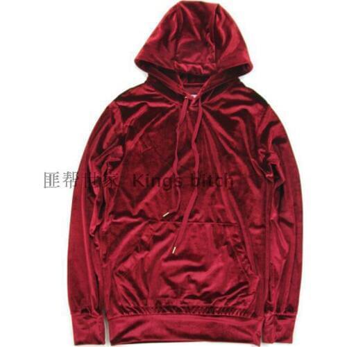 2018 new design Cashmere wool hoodie Sweatshirts men fashion sweatshirts casual Loose Oversized Hoodie Streetwear Free Shipping