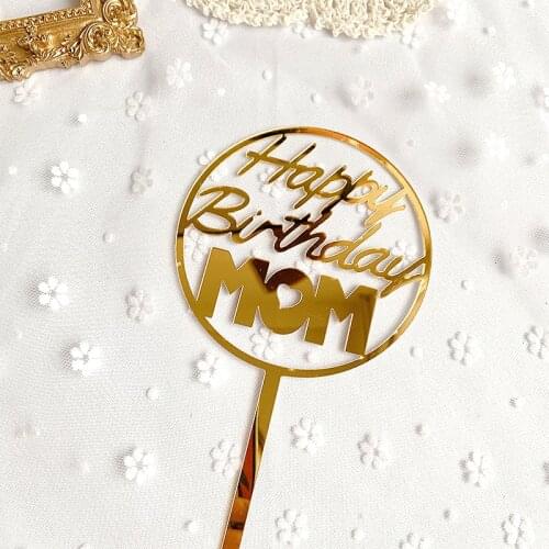 Mom and Dad Birthday Cake Decoration Party Favors Cake Topper Daddy Birthday Party Cake Decorations Favors Supplies