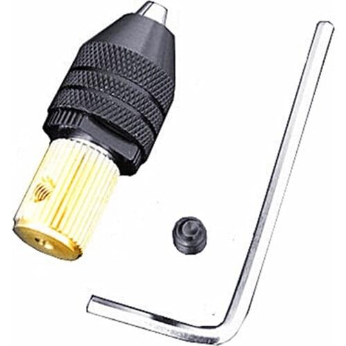 1 set Universal 0.5 3.2 mm multi-functional micro electric grinding drill chuck self-locking Hardware Tool Fittings accessories