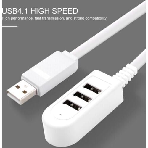USB 2.0 3 In 1 Splitter Multi-Function HUB Charging 3A Charger Converter Expansion for Desktop PC Laptop Adapter