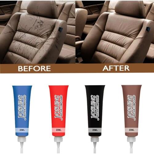 20ML Leather Repair Agent Complementary Color Cream Advanced Leather Repair Gel Car Interior Skin Refurbish Home Repair Tools