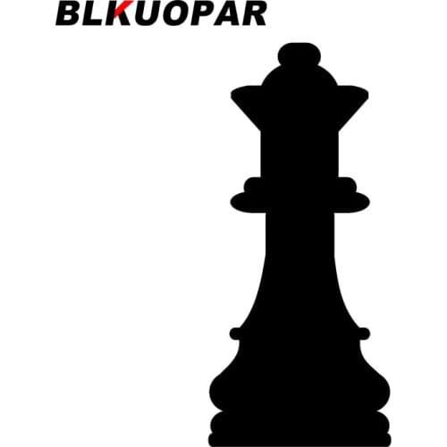 BLKUOPAR for Chess Queen Silhouette Car Stickers Vinyl Anime Waterproof Decals Scratch-Proof Fashionable Sunscreen Car Label DIY