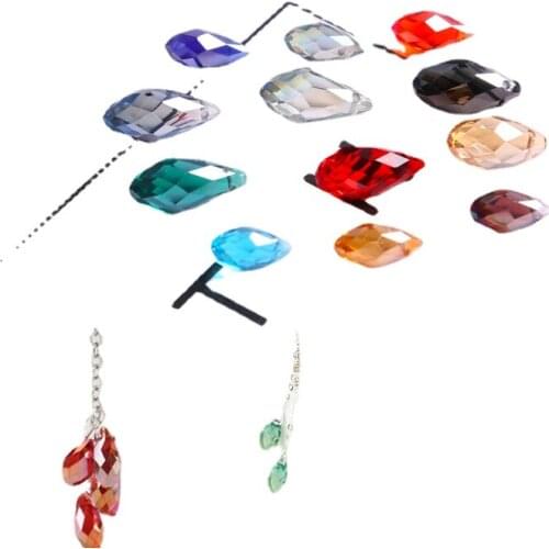 Pointed Water Drop Dangle Beads DIY Hair Accessories Bracelet Earrings Beads Crystal Beads Glass Scattered Beads 6 12mm