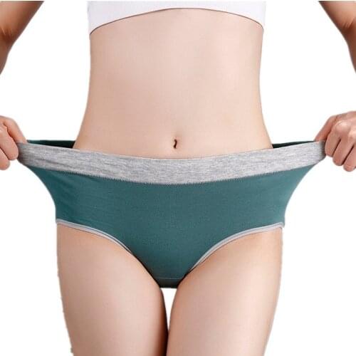 Advanced Graphene healthy antibacterial Briefs Women Mid-Rise Cotton Panties Breathable Soft Underwear Female Intimates