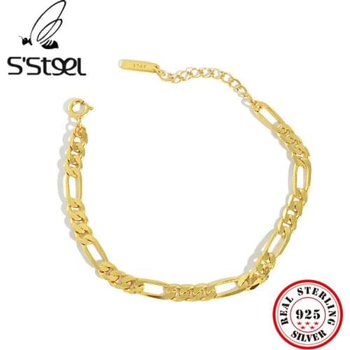 SSTEEL 925 Sterling Silver Bracelets For Women Pulcera De Plata 925 Mujer Elegantes Bijoux Femme 2019 Srebro Fine Jewelry