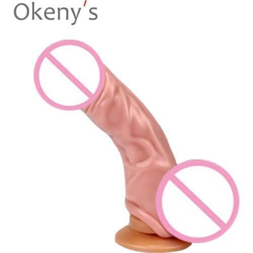 17CM Dildo Penis Sleeve Comdom Penis Extender Sleeve Reusable Condoms Rubber Dick Male Cock Extender Dildo Enhancer for Men